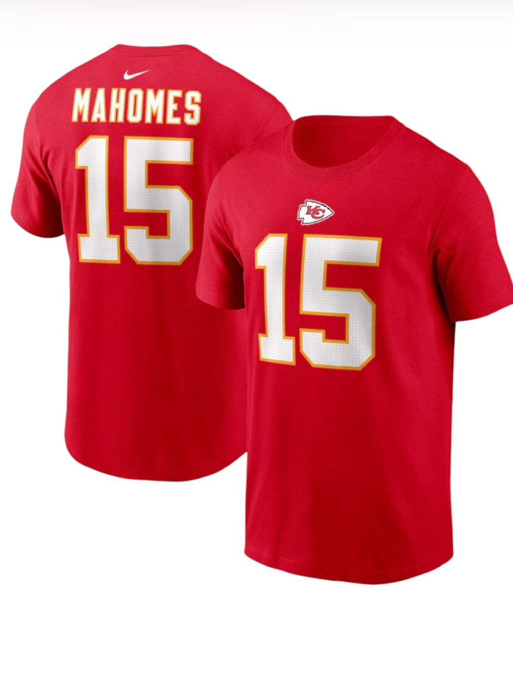 Nike Red Chiefs #15 Mahomes Graphic Tee